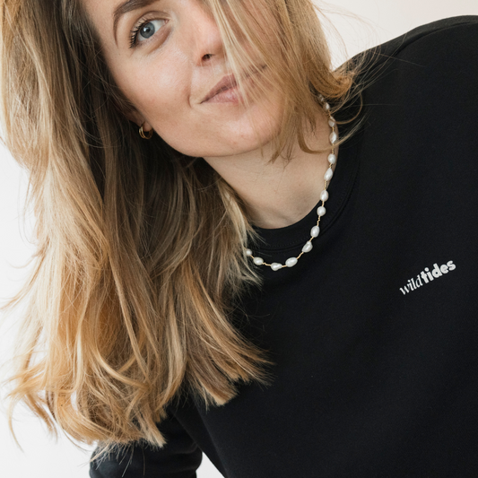 18k gold-plated pearl necklace – for women | Wild Tides