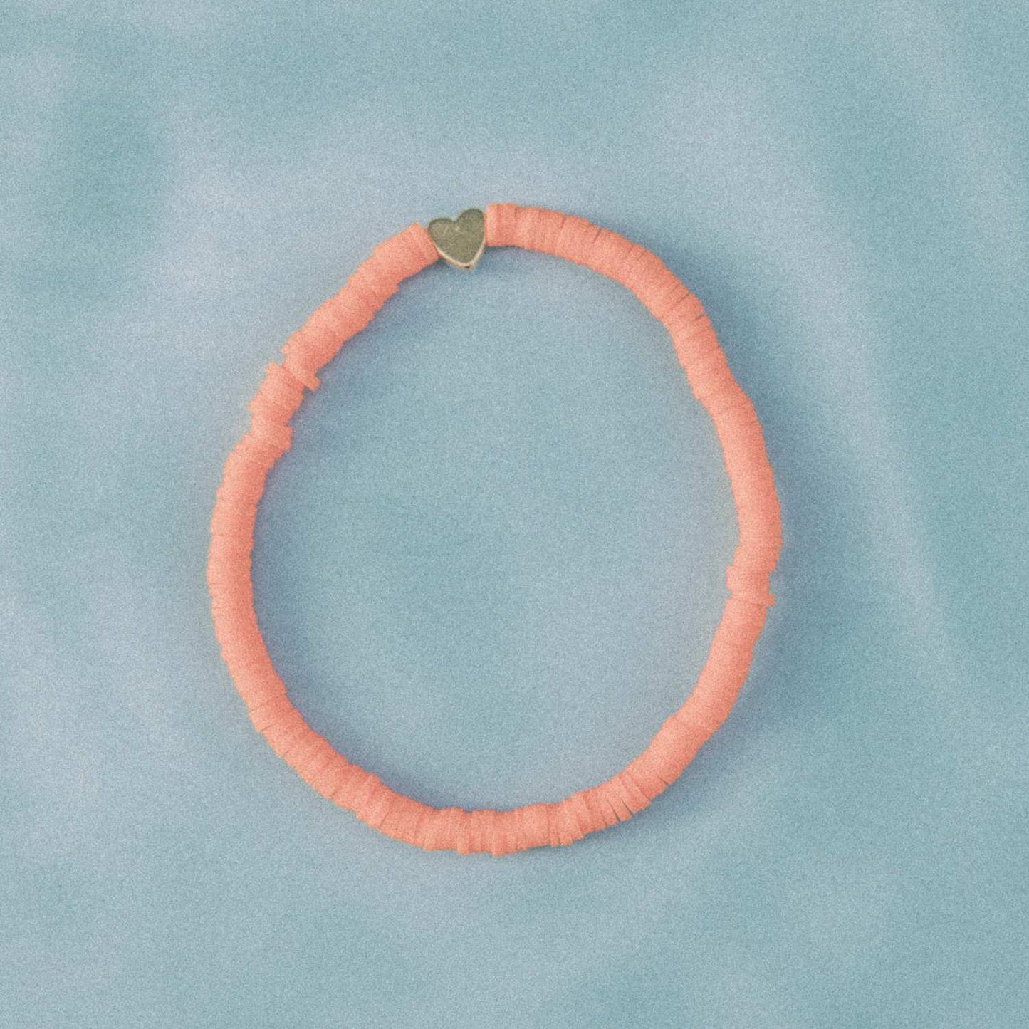 Perlen-Armband mit vergoldetem Herz | Wild Tides