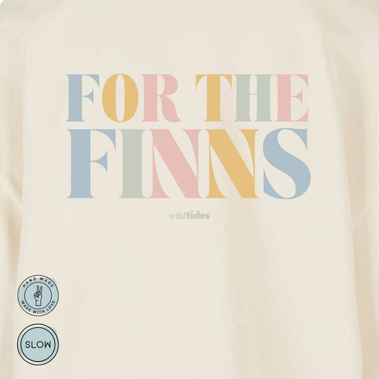 Detailaufnahme des DTF-Drucks und weicher Sweat-Stoffqualität