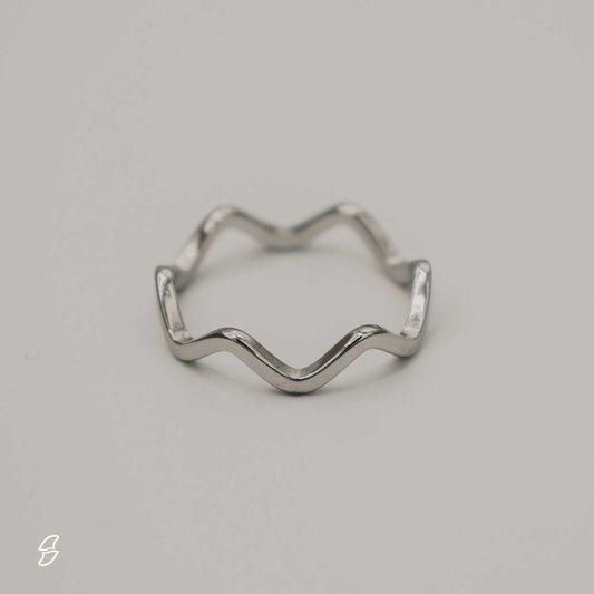 18k gold-plated wave ring – for sea lovers | Wild Tides