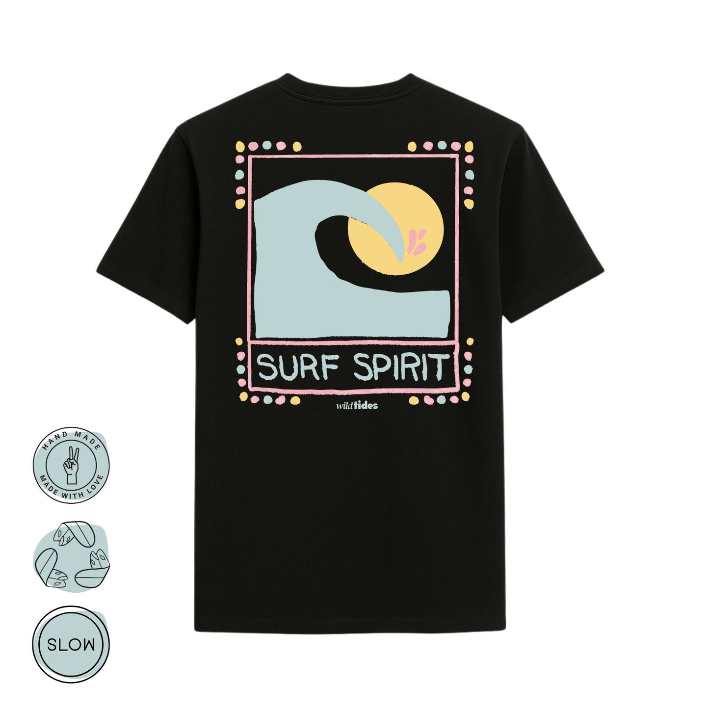 Surf Spirit Herren / Unisex T-Shirt | Wild Tides