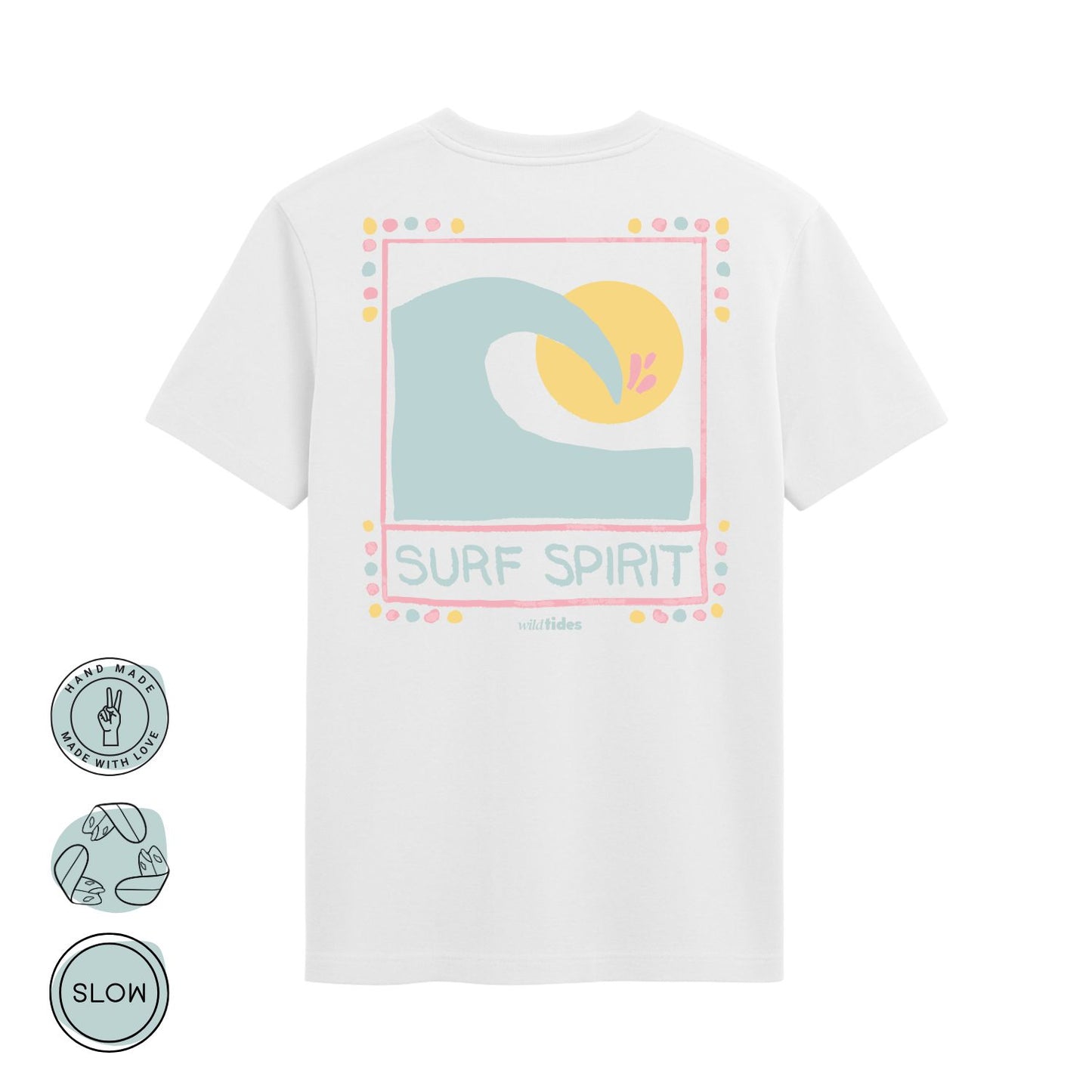 Surf Spirit Herren / Unisex T-Shirt | Wild Tides