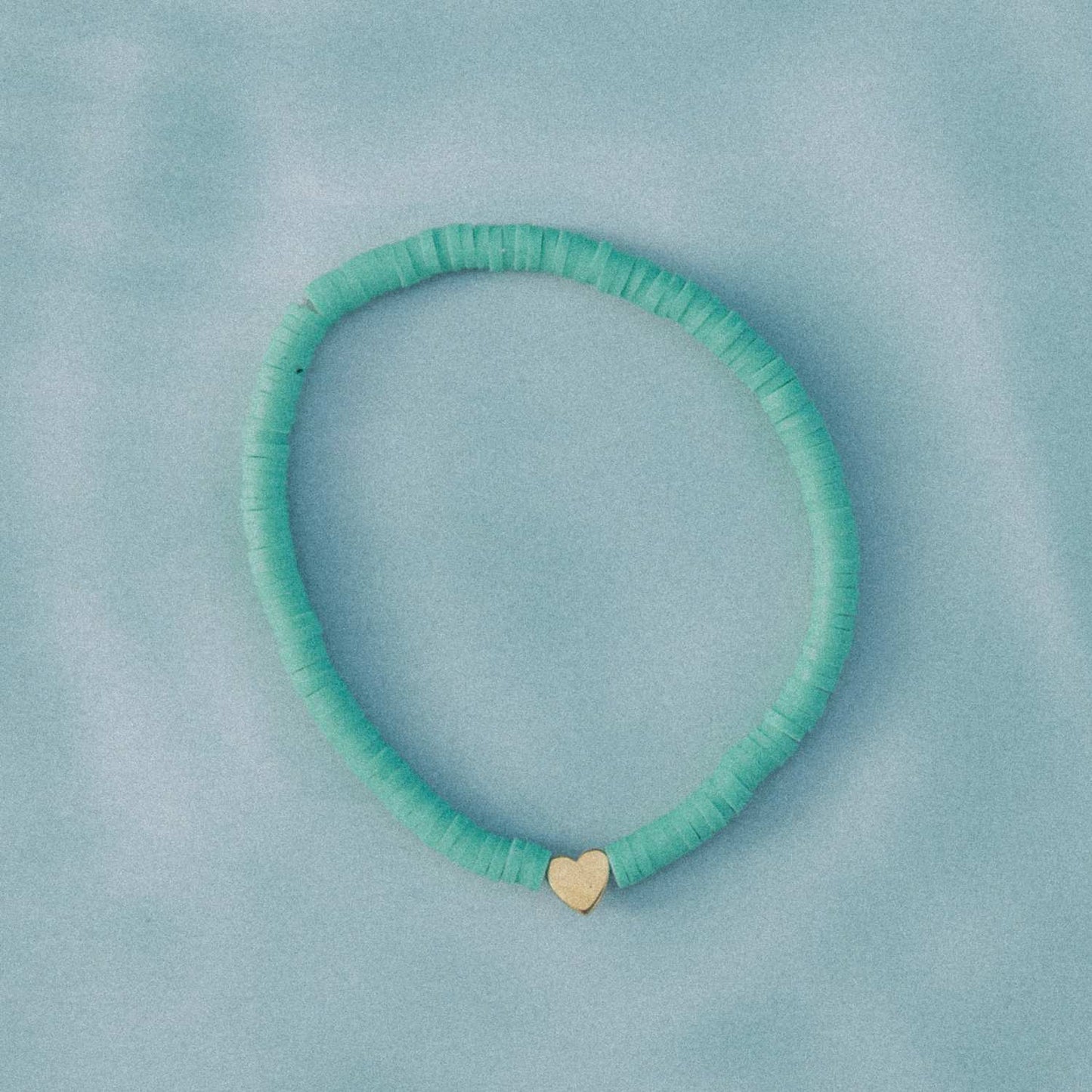 Perlen-Armband mit vergoldetem Herz | Wild Tides