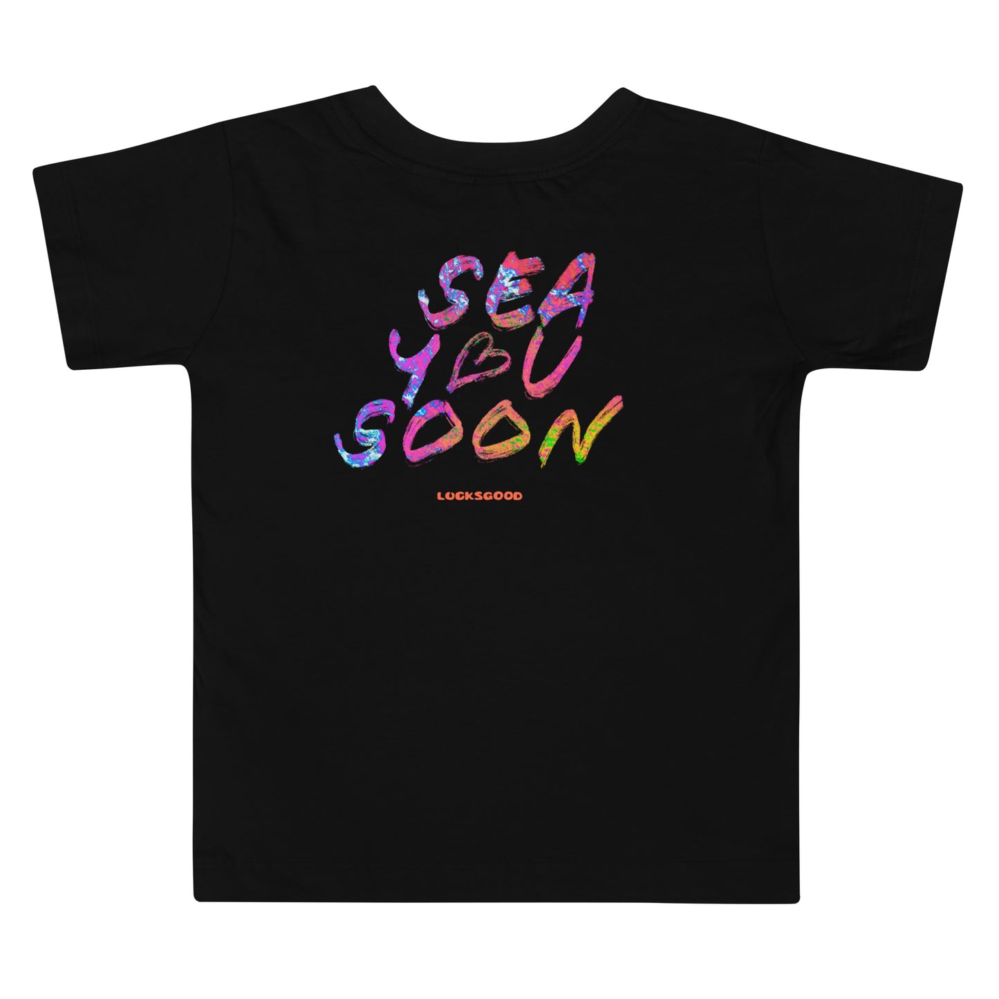 Kids T-Shirt „Sea You Soon“ – Baumwollshirt mit maritimer Typografie für kleine Abenteurer