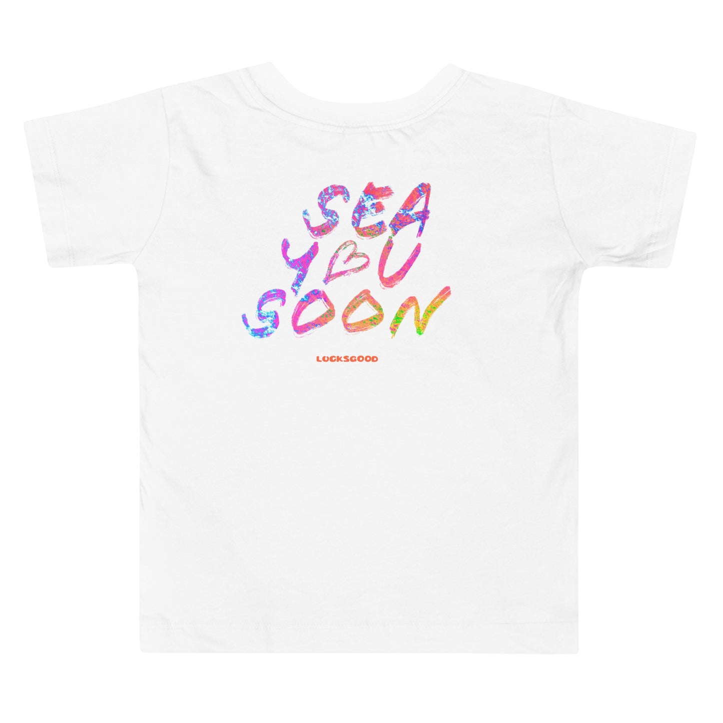 Kids T-Shirt „Sea You Soon“ – Baumwollshirt mit maritimer Typografie für kleine Abenteurer