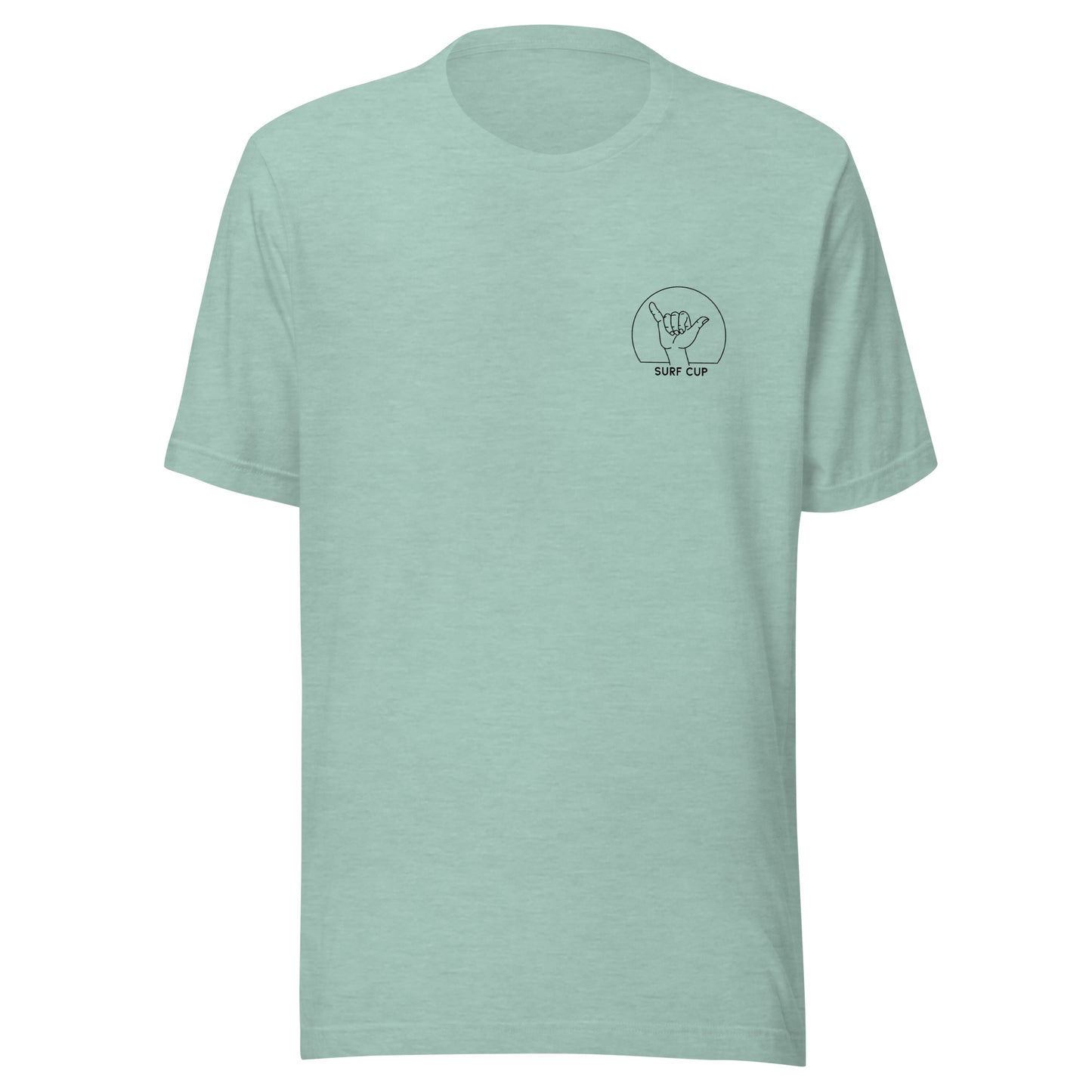 T-Shirt „Surf Cup“ – Unisex Shirt mit Ocean & Hang Loose Print