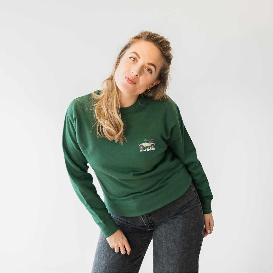 Discover Sweater Unisex – Oversized Pullover für Abenteuer & Reisen