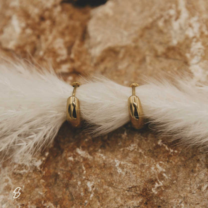 18k gold-plated hoop earrings – set of 3 earrings for women | Wild Tides