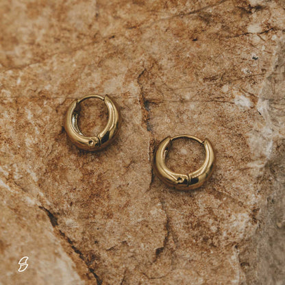 18k gold-plated hoop earrings – set of 3 earrings for women | Wild Tides