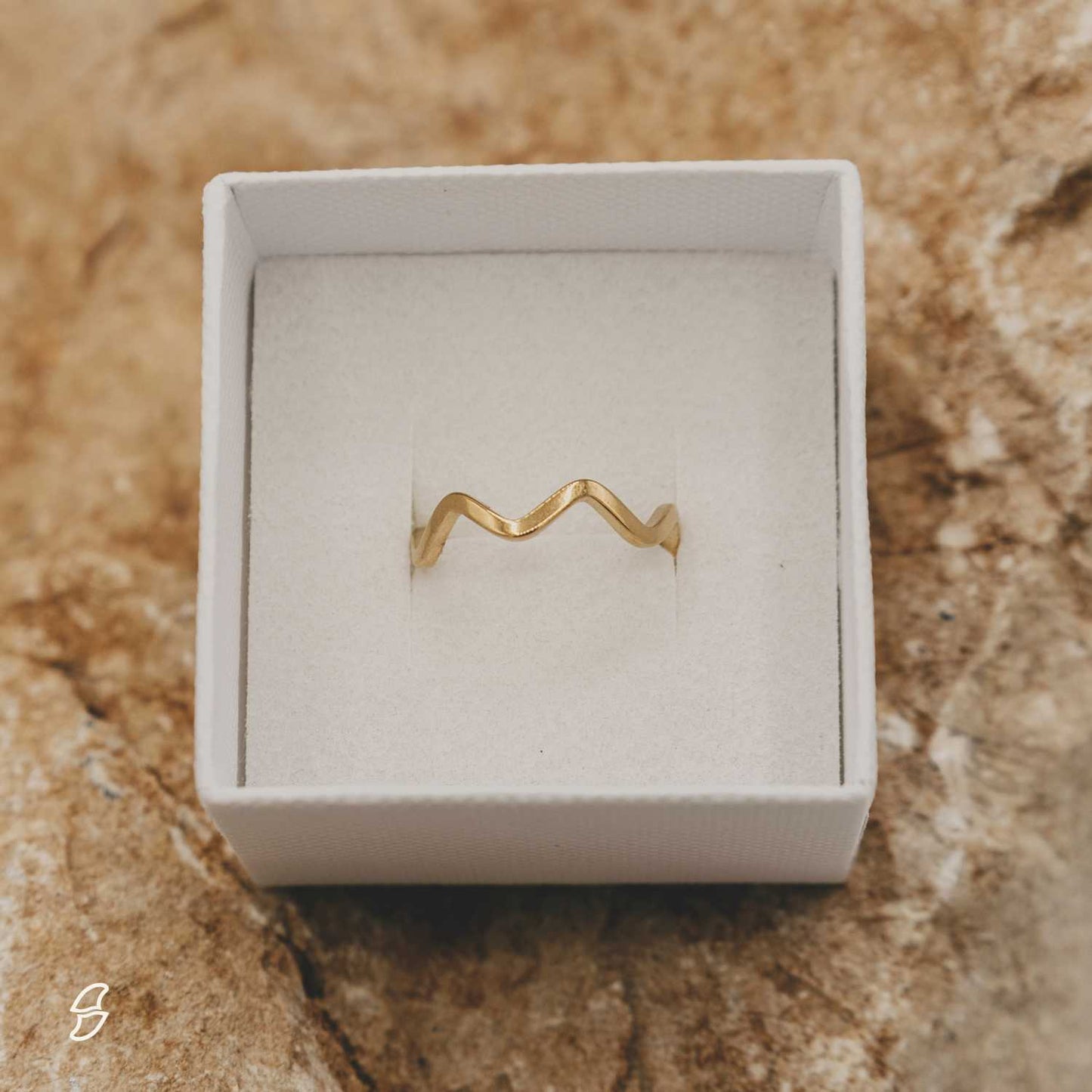 18k gold-plated wave ring – for sea lovers | Wild Tides