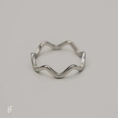 18k gold-plated wave ring – for sea lovers | Wild Tides
