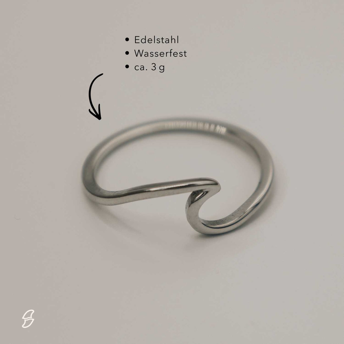 18k gold-plated wave ring – for sea lovers | Wild Tides