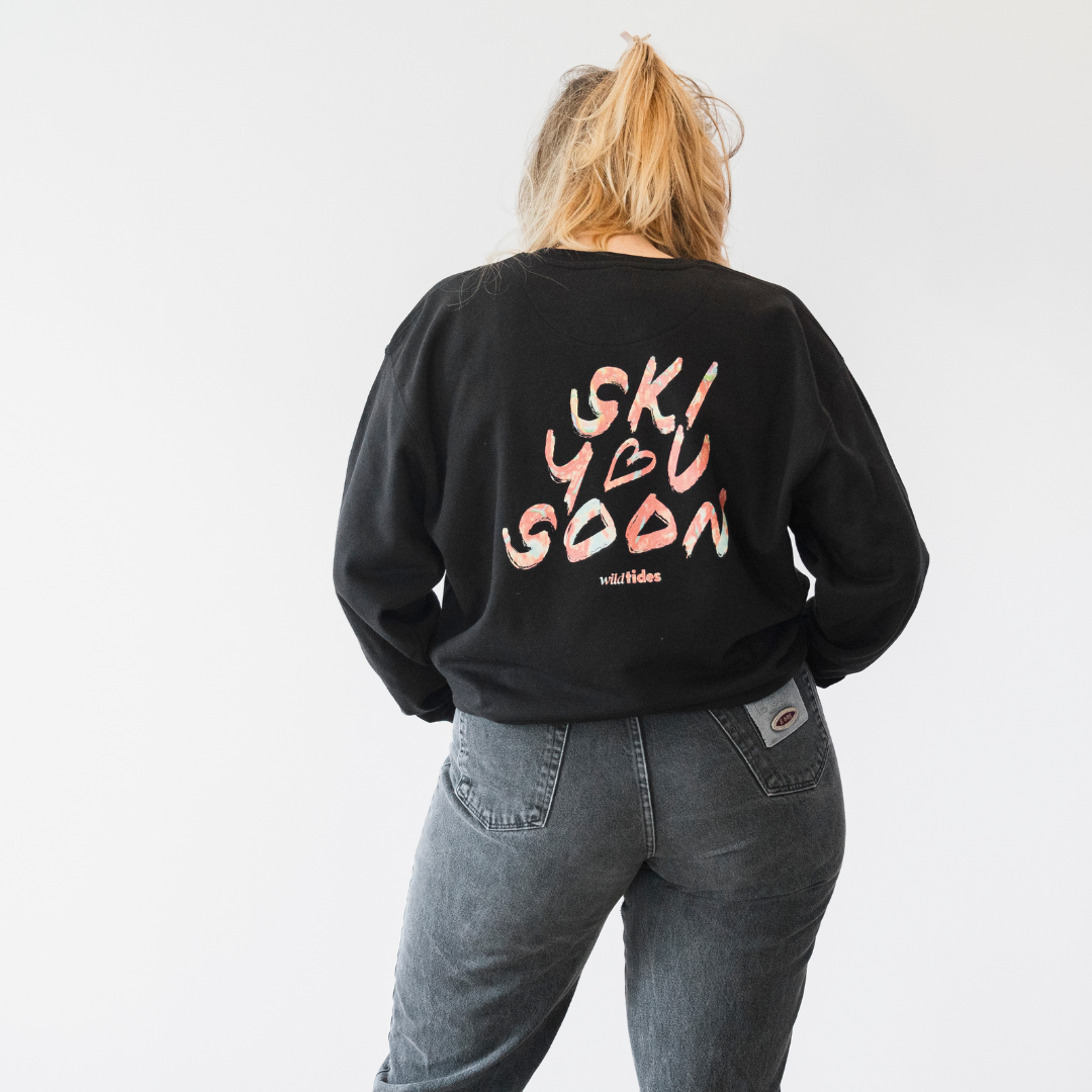 Ski You Soon – Unisex Sweater für Skifahrer & Bergliebhaber