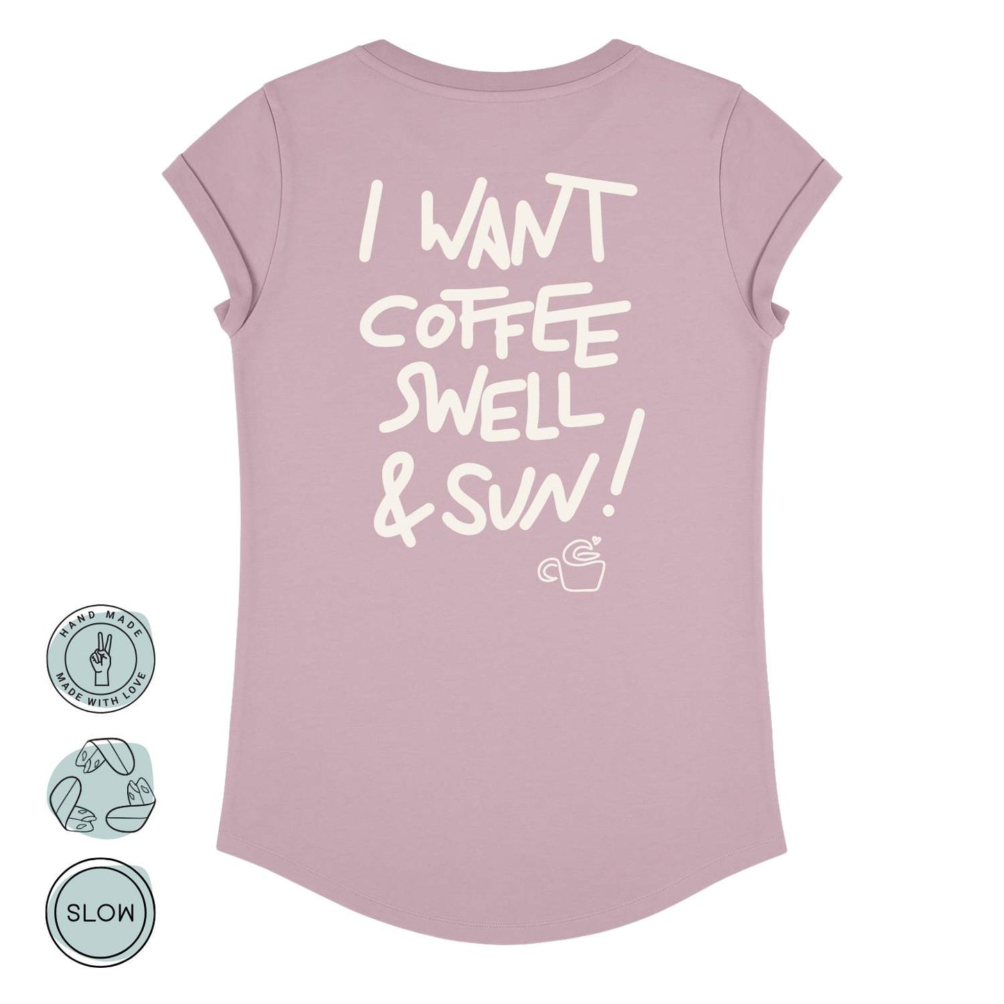 Coffee, Swell & Sun Damen T-Shirt | wildtides