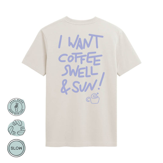 Coffee Swell Sun | Herren / Unisex T-Shirt | Wild Tides