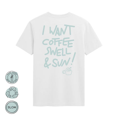 Coffee Swell Sun | Herren / Unisex T-Shirt | Wild Tides