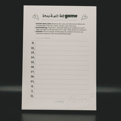 Bucketlist-Game – Entdecke neue Abenteuer & Reiseziele | Wild Tides